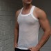 Men's Plain Mesh Sleeveless Casual Vest