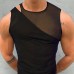 Men's Irregular Deconstructed Crop Sleeveless Top