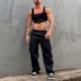 Men's Paneled Cropped Sleeveless Tank Top