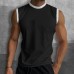 Men's Color Matching Simple Slim Fit Sleeveless