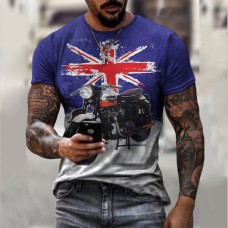 Men's new motorcycle T-shirt HF0219-02-01