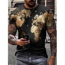 Casual printed men's T-shirt HF1601-01-04