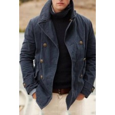 Lapel Casual Buttoned Jacket
