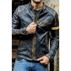 Men's Artificial Leather Jacket